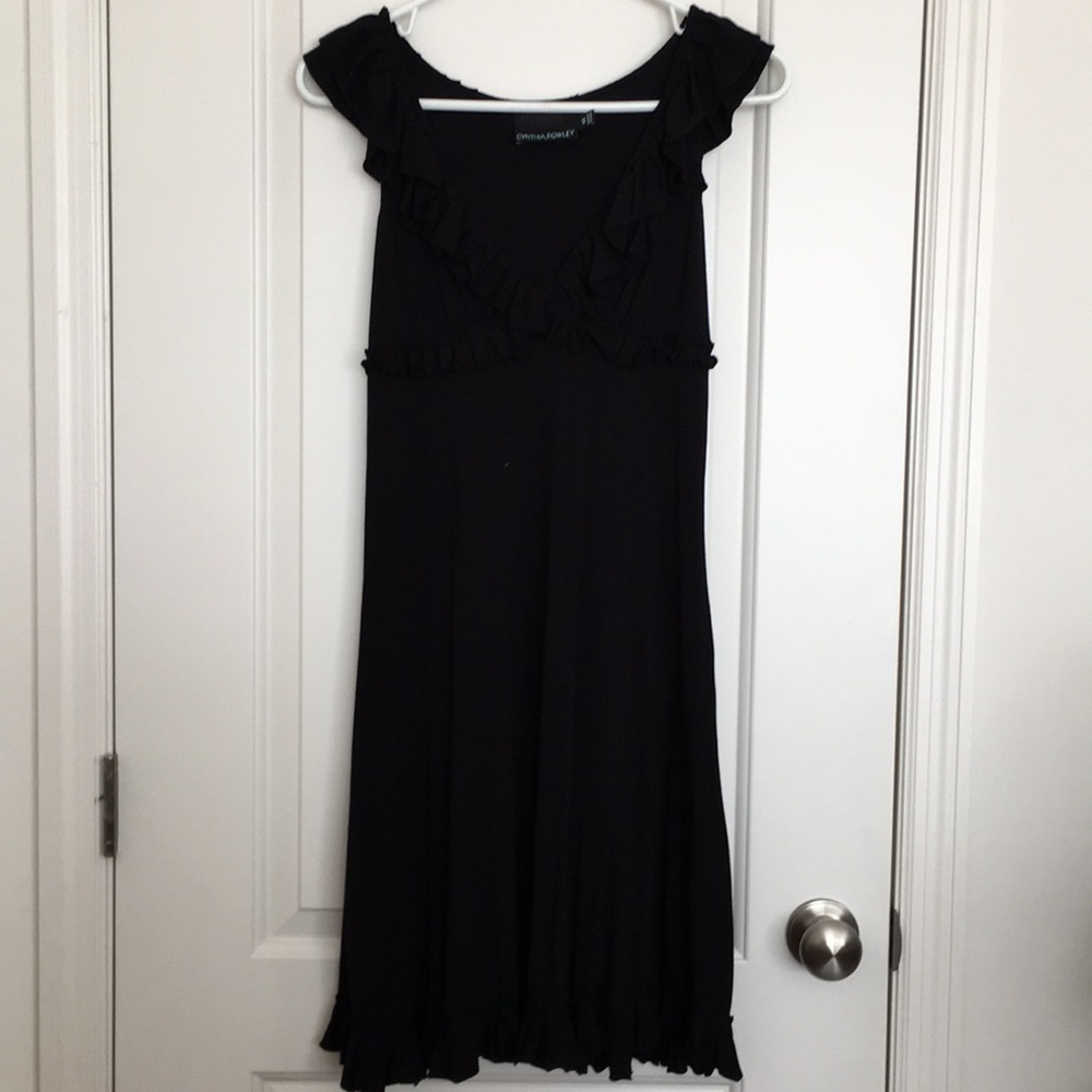 Cynthia Rowley black dress